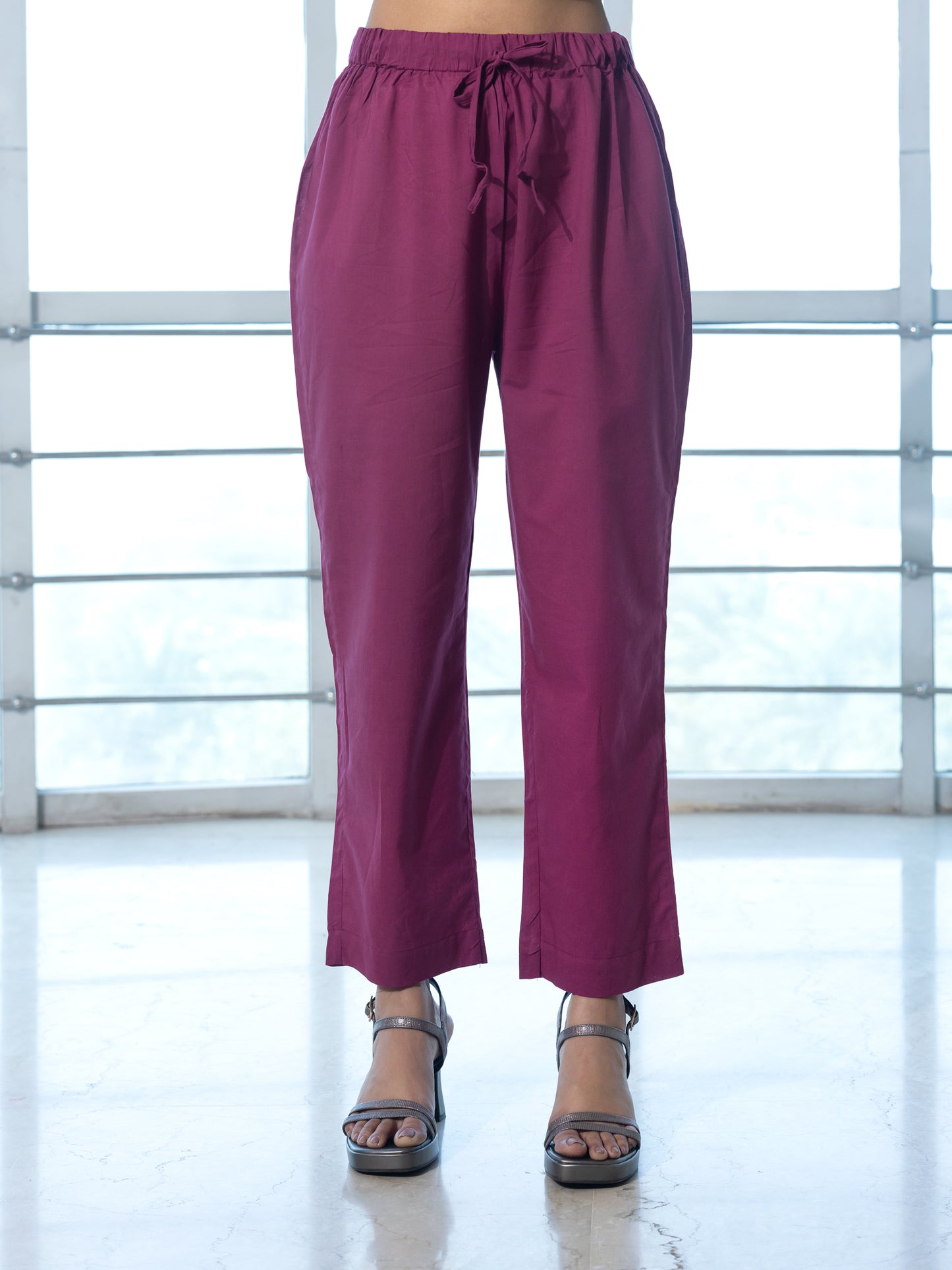 Green cotton linen co-ord set