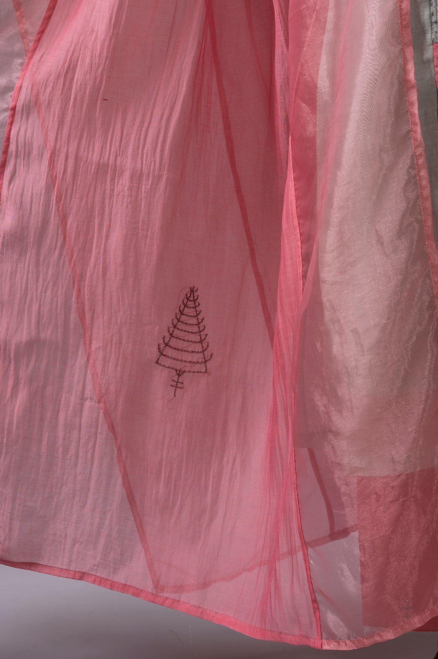 Onion Zardozi Fine Chanderi and Organza Dupatta