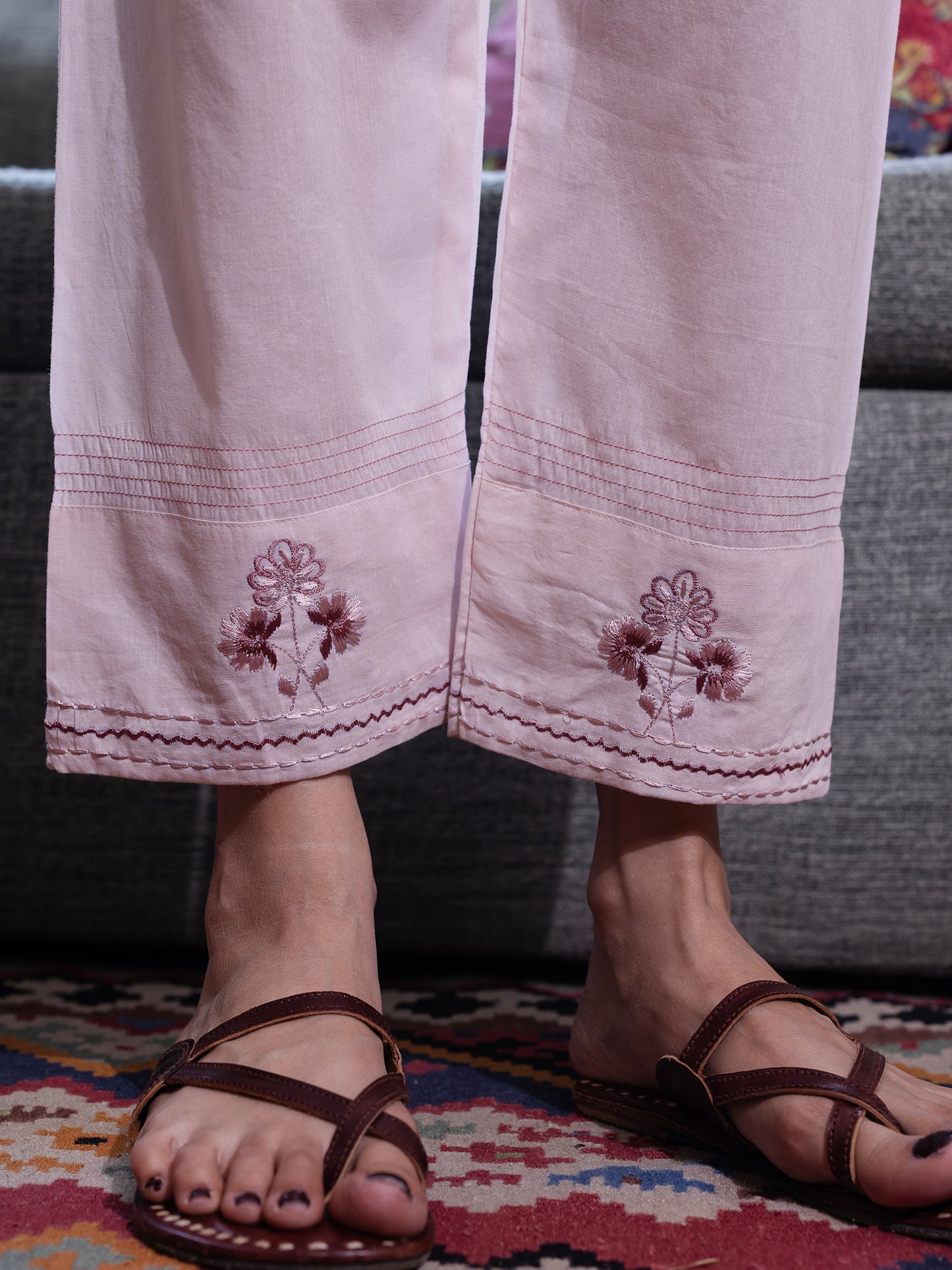 Off white Cotton Pant