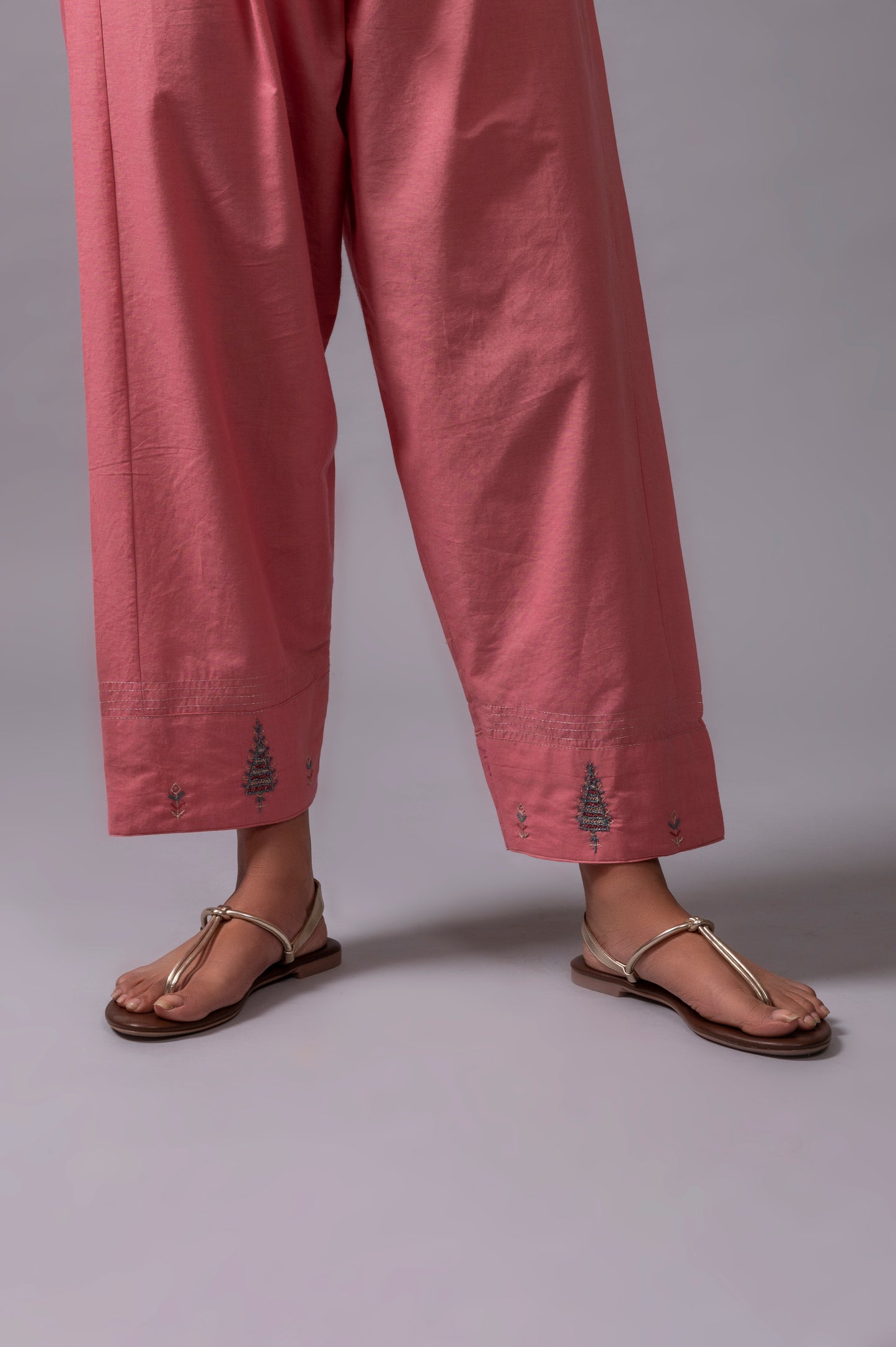 Sea Blue Fine Chanderi Kurta Set