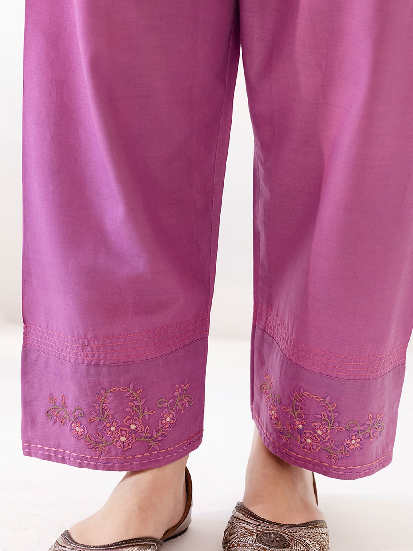 Purple Cotton Pant