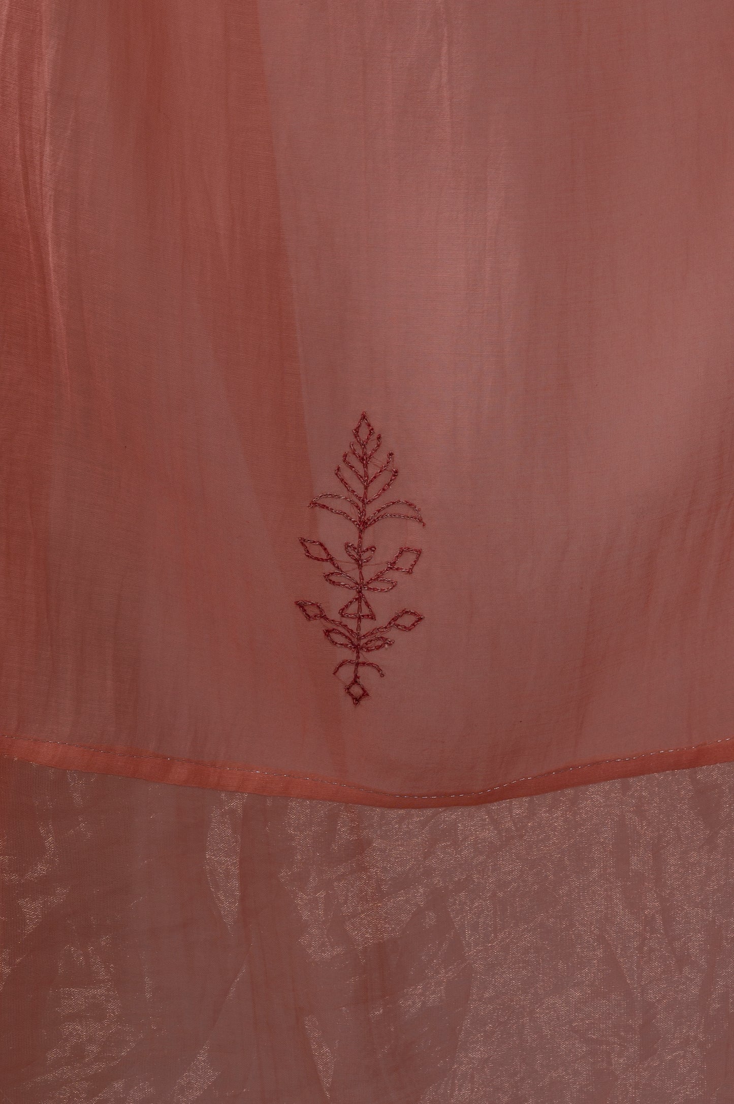 Brown Fine Chanderi Kurta Set