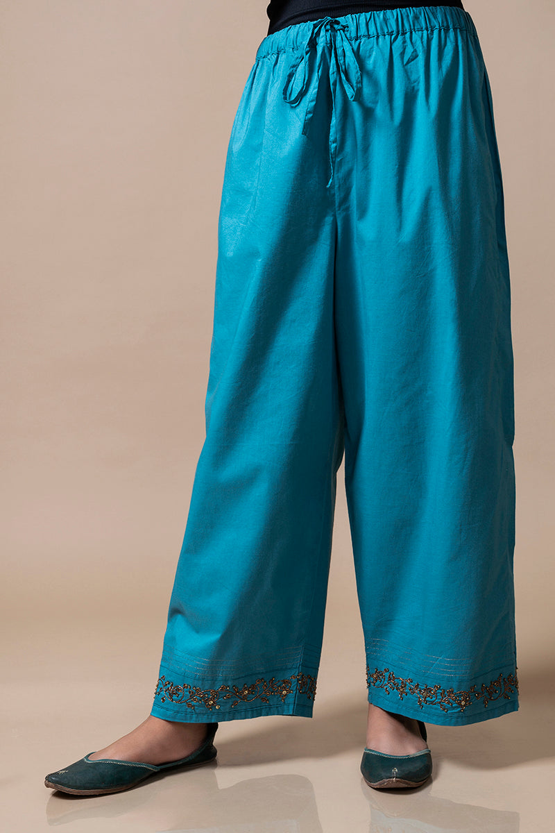 Green Chanderi Silk Kurta Set