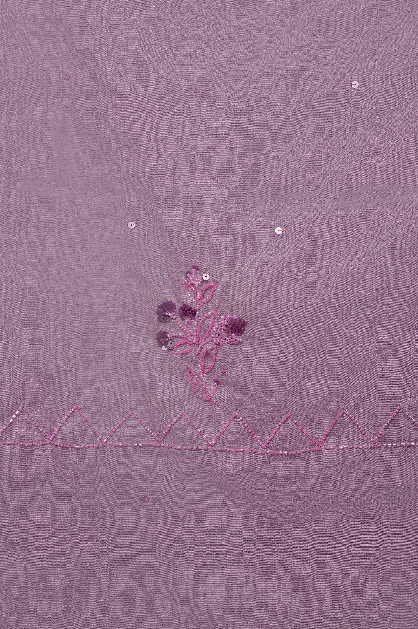 Lavender Fine Chanderi Kurta Set