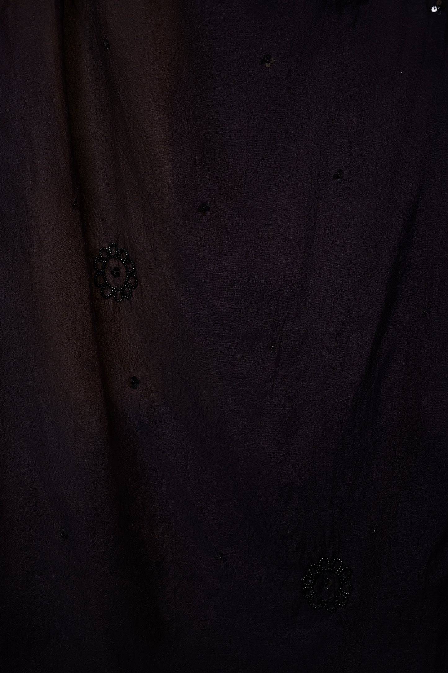 Black Zardozi Chanderi Dupatta