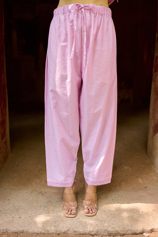 Lavender Cotton Pants