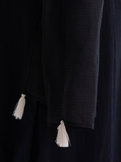 Black cotton doriwork co-ord set