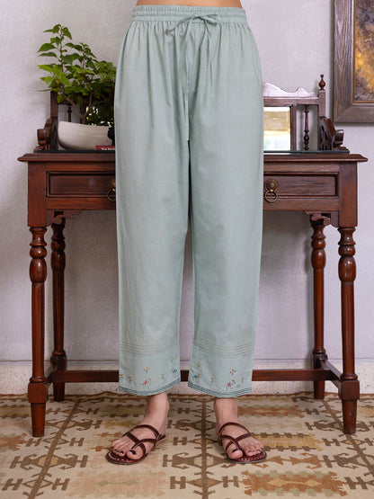 Light sky blue Cotton Pant